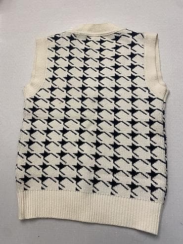 Прокат одежды: Для девочек 10-12 Вязаный жилет без рукавов с V‑образным вырезом. - — 2