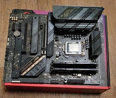 intel celeron: Продаю комплект: Материнскую плату ROG STRIX B560-F GAMING WIFI — 1