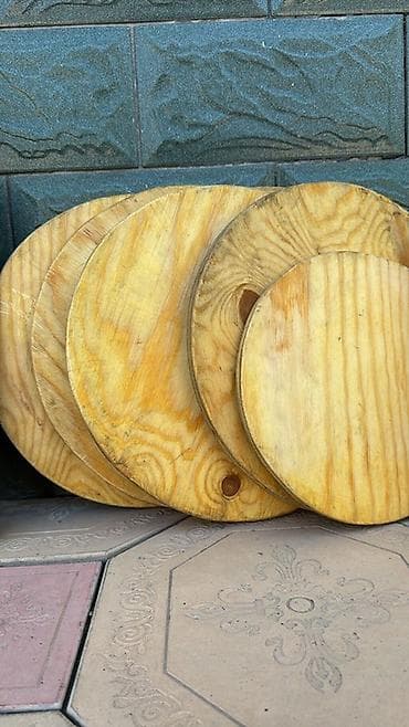 разделочные доски: Набор деревянных кухонных досок и подносов - Материал: натуральное — 3