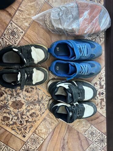 испанская детская обувь: H&M размеры 31-32 синяя черные — 3