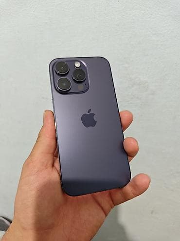 IPhone 14 Pro, Б/у, 256 ГБ, Deep Purple, Коробка, В рассрочку, 88 % at lalafo.kg IPhone 14 Pro, Б/у, 256 ГБ, Deep Purple, Коробка, В рассрочку, 88 %