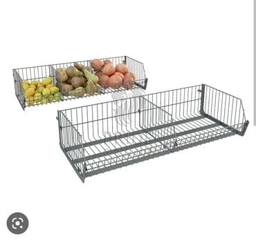 кассовое оборудование для магазина: Жаны, сапаттуу полкалар сатылат. #полкалар #корзина #стеллаж #полка — 12