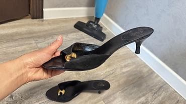 Айымдардын бут кийими: Оригинальные мюли Gucci 🖤 (Италия) Покупались в бутике,оригинал 100% — 1