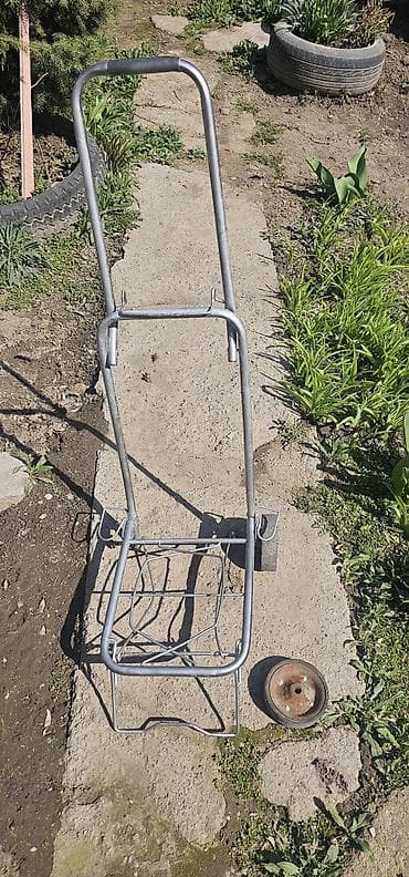 Садово-строительная тачка и тележка, Стальная, Двухколесная, Б/у