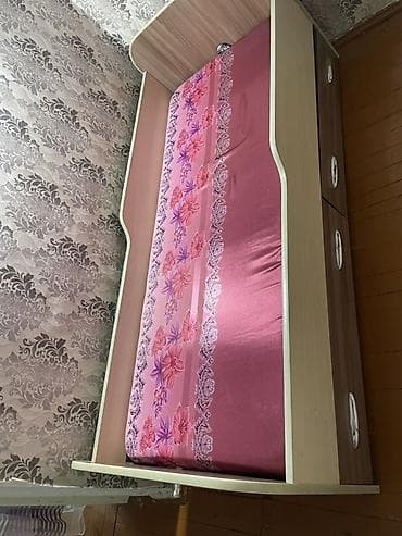 Балдар дүйнөсү: Детская/подростковая односпальная кровать с системой хранения — 4