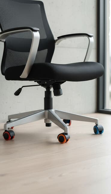 колесики для перемещения мебели: Колеса-ролики для офисных/компьютерных кресел, с штифтом под — 1