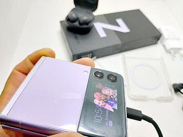 galaxy s 10e: Samsung Galaxy Z Flip 3, Б/у, 256 ГБ, цвет - Фиолетовый, 1 SIM, 2 SIM, eSIM — 8