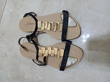 Личные вещи: Босоножки, 36.5, Basconi, Б/у, цвет - Черный, Самовывоз — 3