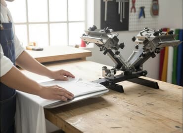 оборудование для печати: ✅Станок для шелкографии. 1 станция 4 цвета. С микроприводами19000с — 1