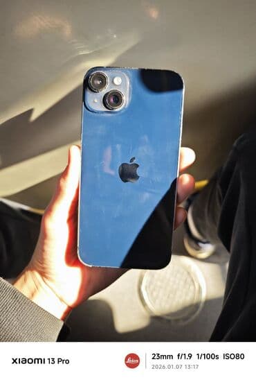 IPhone 14 Plus, Б/у, 256 ГБ, Синий, Защитное стекло, 83 % at lalafo.kg IPhone 14 Plus, Б/у, 256 ГБ, Синий, Защитное стекло, 83 %