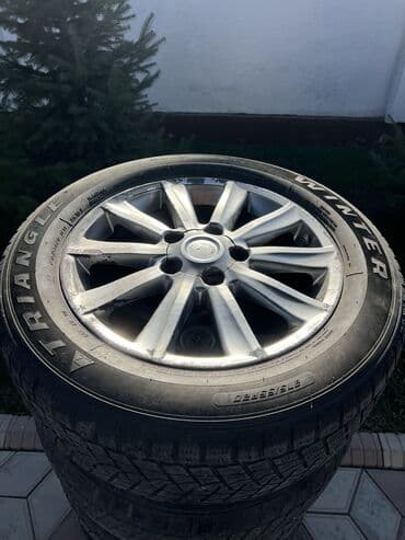 антипрокольные шины: Колеса в сборе 275 / 55 / R 20, Зима, Б/у, Комплект, Внедорожные (АТ/МТ), Литые, отверстий - 5 — 1