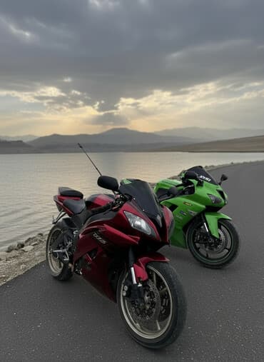 Спортбайк Yamaha, 600 куб. см, Бензин, Взрослый