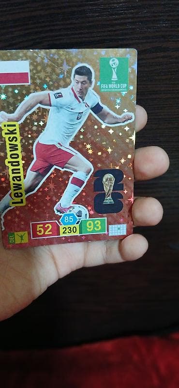 Открытки: Коллекционная карточка футболиста Robert Lewandowski (Польша), серия к — 1