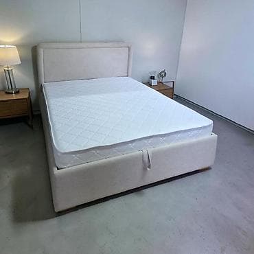 Двуспальная кровать, Новый, С ящиком для хранения, длина - 200 см