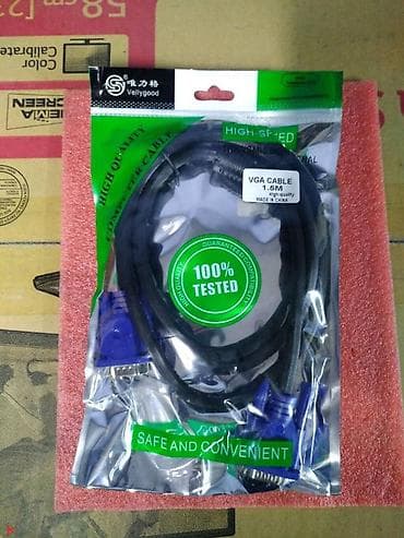 hdmi micro usb: 🕒 До 22:00 • Доставка 150 - 350 cом VGA CABLE 1,5m. Оригинал Новый — 1