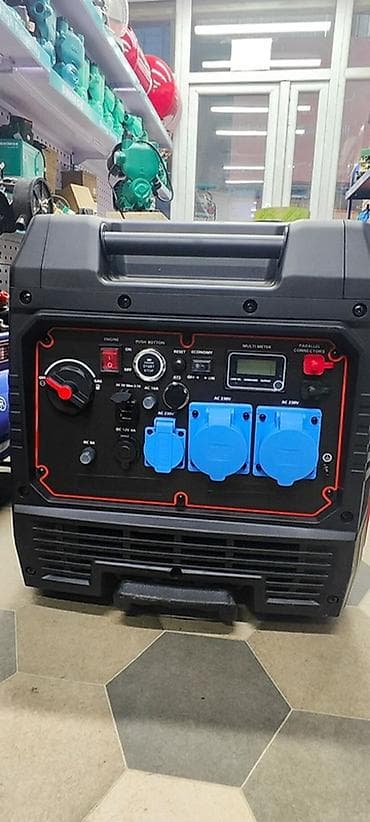 Инверторный бензогенератор в шумозащитном корпусе. Основные