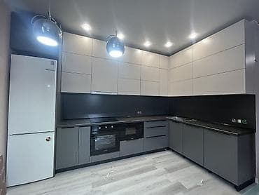 Кухонные гарнитуры: Кухонный гарнитур, цвет - Серый, Пластик — 3