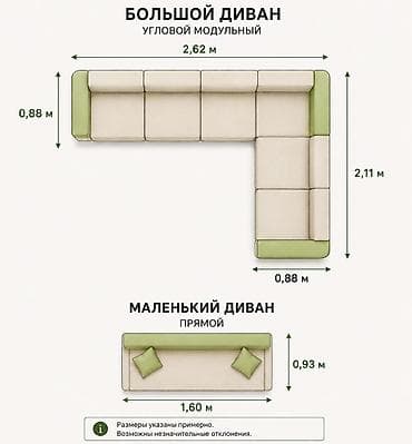 third edition solution: Модульный диван, Б/у — 6