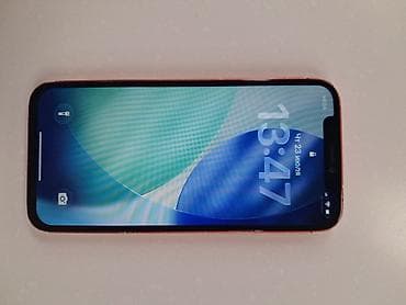 IPhone 12, Б/у, 64 ГБ, Красный, Зарядное устройство, Защитное стекло, Чехол