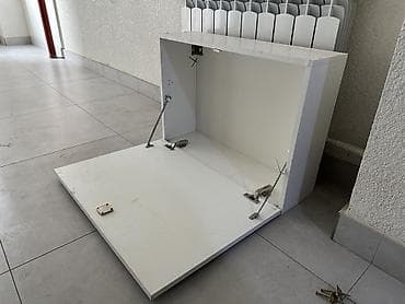 Офисная мебель: Складной стол для ноутбука, Б/у, цвет - Белый — 3