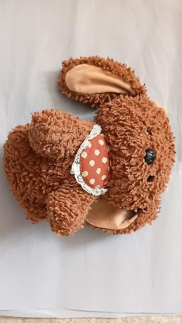 кукла лабубу: Мягкая игрушка «Щенок» из плюшевой пряжи. - Цвет: теплый коричневый - — 2