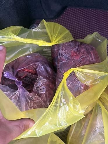 Мясо для собак до 200 кг могу собрать Цена 170 сом килограмм