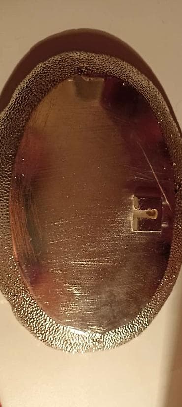 сувит: Винтажное настенное блюдо «Jerusalem» с серебряным покрытием — 4