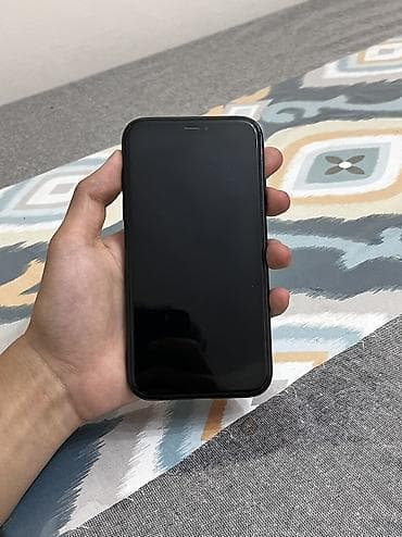 iphone 13mini: IPhone Xr, Б/у, 64 ГБ, Черный, Чехол, 79 % — 2