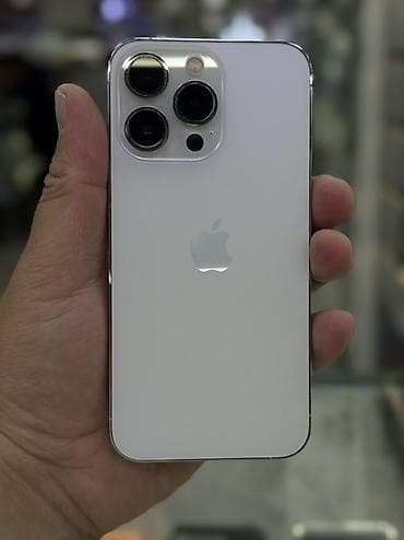 iphone xr: IPhone 13 Pro, Б/у, Серебристый, Защитное стекло — 1