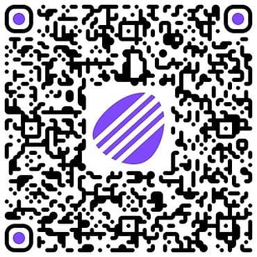 QR‑код для быстрого доступа к онлайн‑ресурсу/сервису. Особенности: -