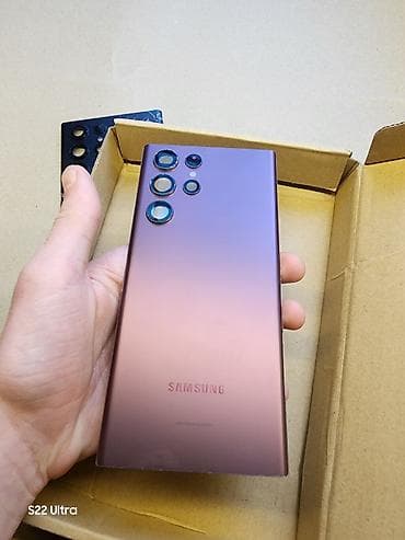tab s2: Samsung Galaxy S22 Ultra, Б/у, цвет - Фиолетовый — 1