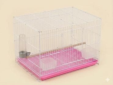 ячмень для посева: Клетка для мелких и средних птиц - Просторная прямоугольная клетка с — 1