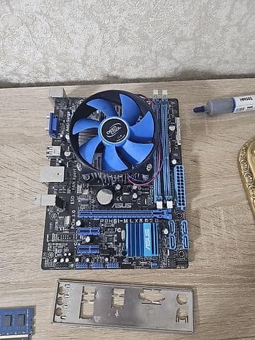 процессор asus: Материнская плата для ПК, Б/у, Asus, LGA1155, Micro-ATX — 2