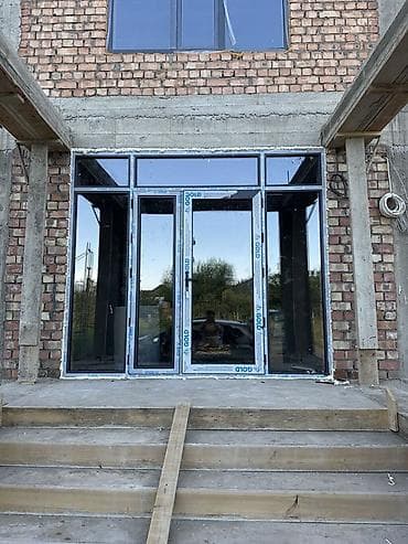 апарат пена: Алюминиевое окно на заказ, Тип окна: Панорамные, Декоративные особенности: Декоративный переплет, Платная установка, Без рассрочки — 3