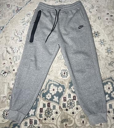 Плащи: Мужские брюки, S, Nike, Новый, цвет - Серый, Самовывоз, Платная доставка — 1