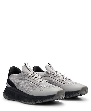 Мужские кроссовки, 40, Boss, Новый, цвет - Серый, Самовывоз, Платная доставка