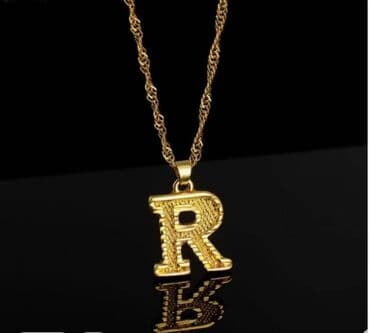 Спецодежда: Цепочка О Ц с подвеской-буквой R — элегантность и индивидуальность! 💛 — 2