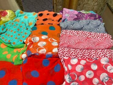 Продаю отрезы тканей по 2; 3;3,5 метра отрез. Шифон, креп . за отрез