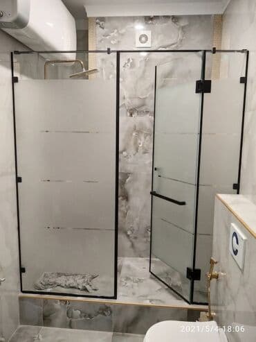 буу двер: Принимаем заказы душевые кабины Стеклянные перегородки Зеркальный — 8