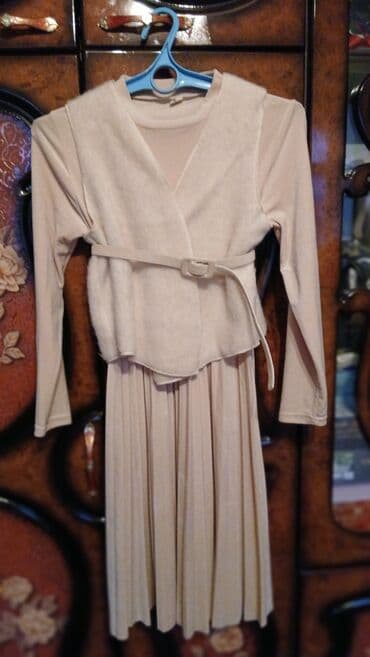 свадебное платье для беременных напрокат: Повседневное платье, Осень-весна, Длинная модель, M — 12