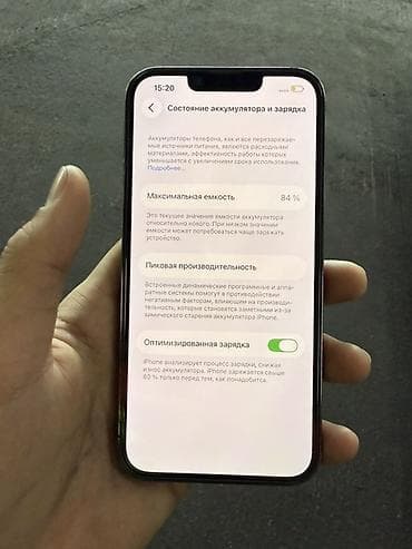 IPhone 13 Pro, Колдонулган, 256 ГБ, Графит, Коргоочу айнек, Каптама, 84 % — 3