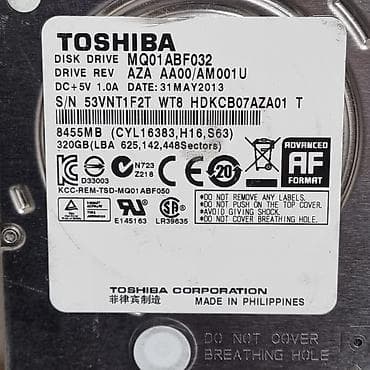 ps2 hdd: Накопитель для ПК, Toshiba, HDD, 2.5", Для ПК — 4