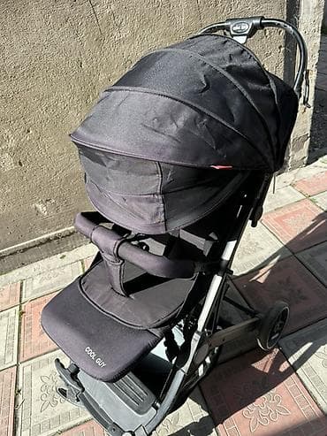 ручной коляска: Прогулочная коляска Cool Guy, черная - Легкая складная рама — 5