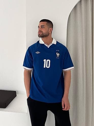 военый форма: Футбольная джерси сборной Франции (FFF) от Nike. - Классический синий — 5