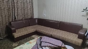 кухонные угловые диваны: Угловой диван, C подушками — 1