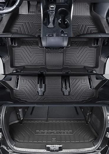 3D Полики Для салона Toyota, цвет - Черный, Самовывоз, Бесплатная доставка, Платная доставка
