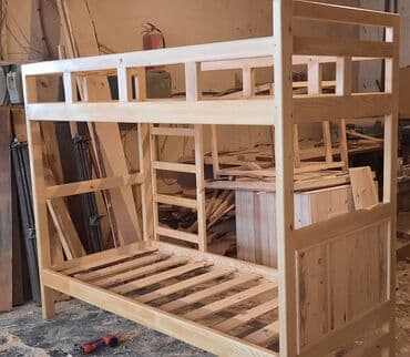 двухъярусные кровати для взрослых в бишкеке: Двухъярусные кровати! 100% Сухая Сосна! Гарантия качества! — 5
