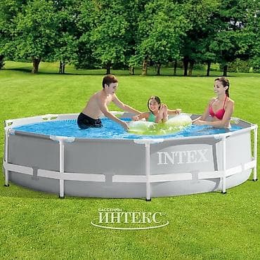 Спорт и отдых: 305/76см. Intex 26700 Каркасный бассейн Prism Frame, 4485л Все — 10