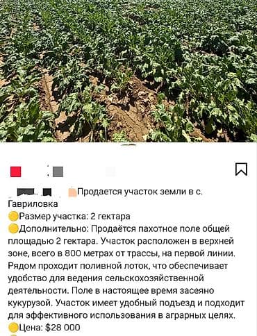 Земельные участки: 2000 соток, Для сельского хозяйства, Договор дарения — 1