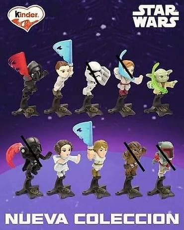 Фигурки/Игрушки Kinder Surprise Star Wars (Киндер Сюрприз Звёздные